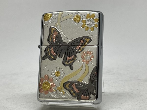 送料無料 ZIPPO[ジッポー]伝統工芸 電鋳板 蝶(ちょう)_画像1