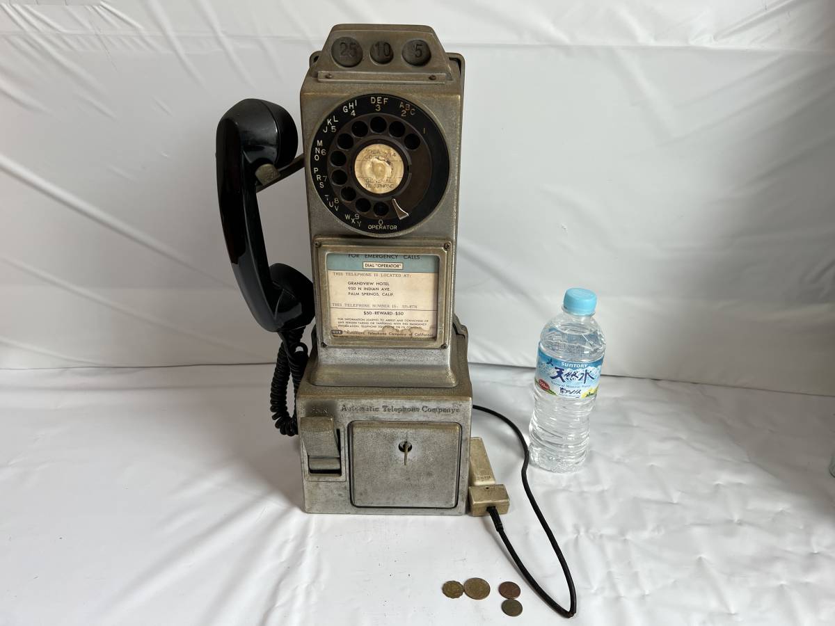 ダイヤル動作OK アメリカ 機 公衆 ダイヤル式 Automatic Telephone