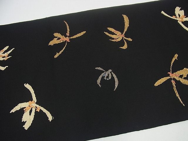 □平和屋□龍村平蔵製 本袋帯 戯毛錦 金銀糸 黒地 逸品3s1640 - 通販