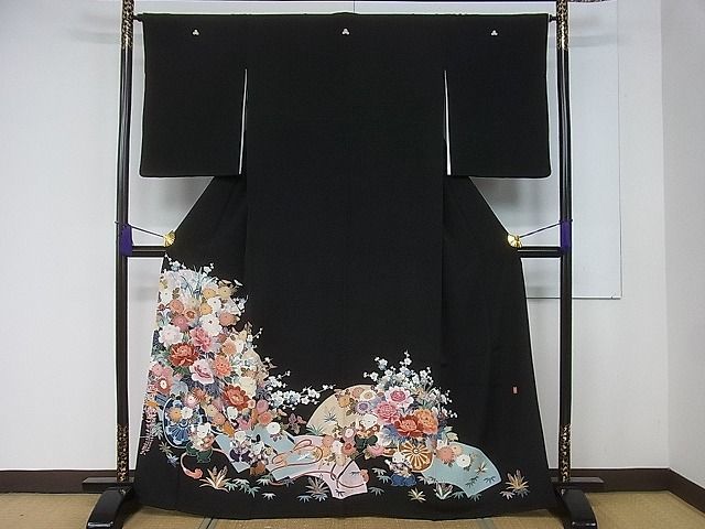 Yahoo!オークション - 平和屋着物□豪華黒留袖 友禅 作家物 唐子遊び