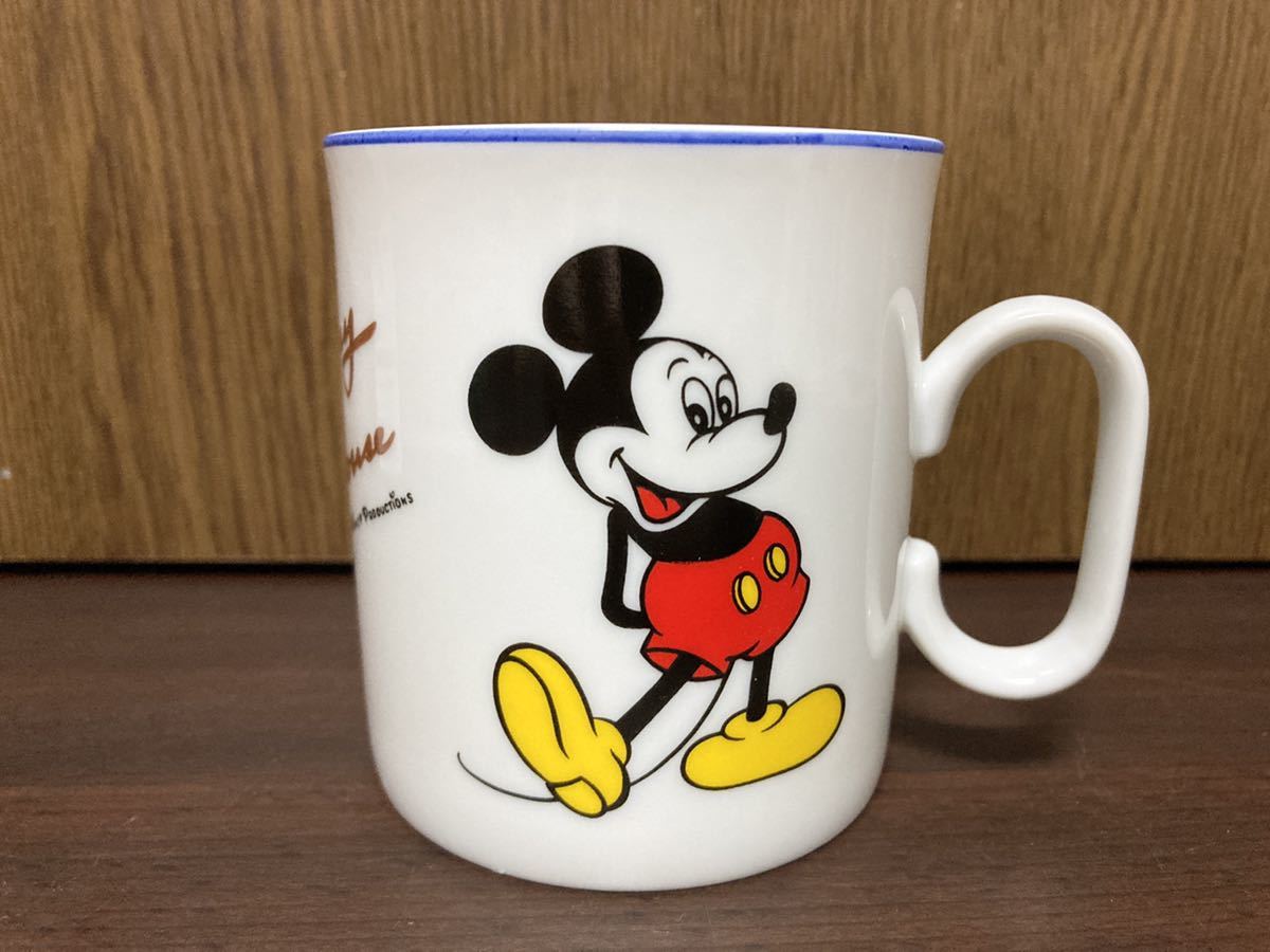 Disney Mickey Retro ディズニー ミッキー マグ マグカップ コップ タンブラー 陶器製 Sango 日本製 MADE IN JAPAN_画像1