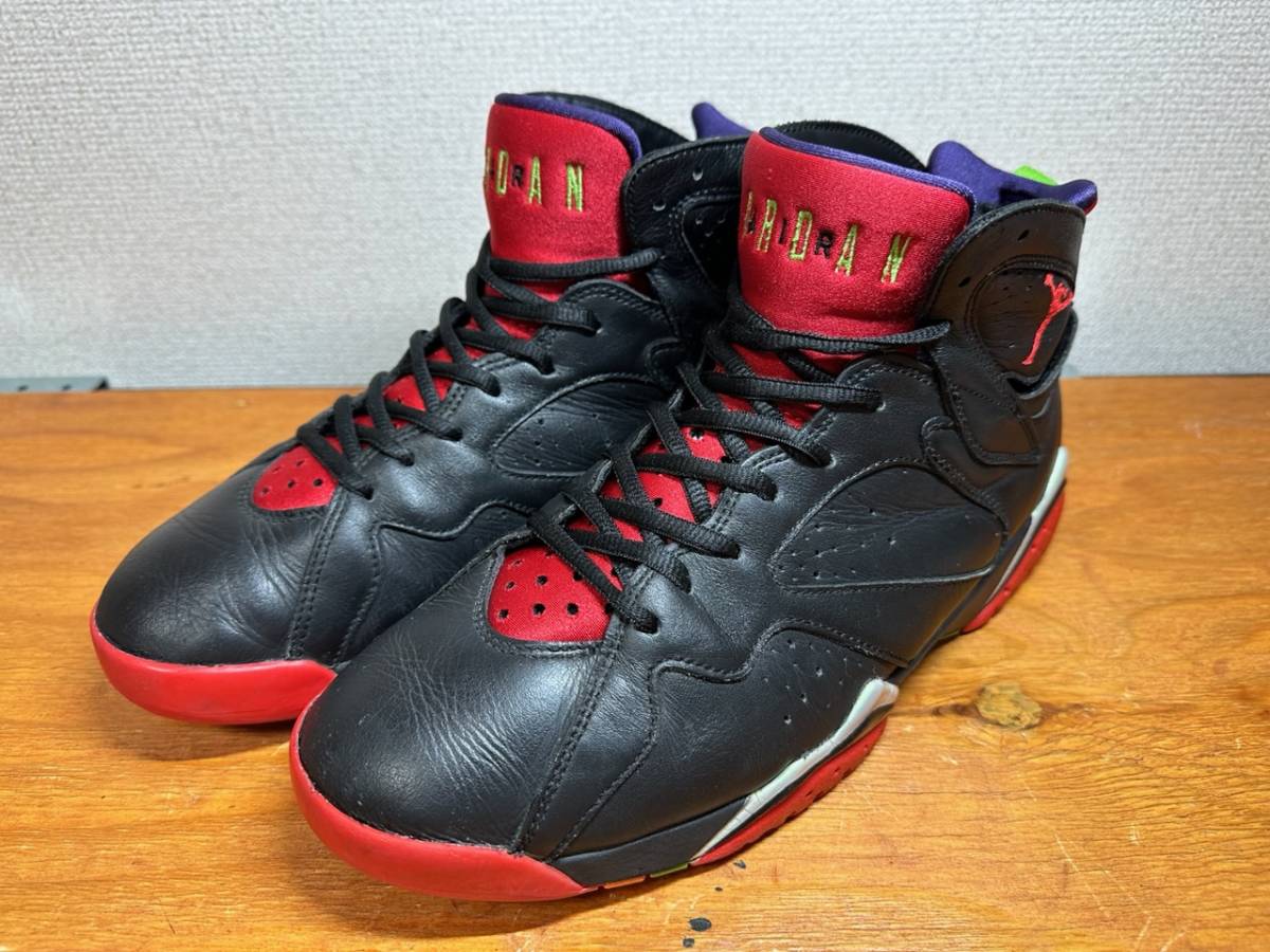 訳あり 2015年製 NIKE AIR JORDAN 7 MARVIN THE MARTIAN BLACK/RED