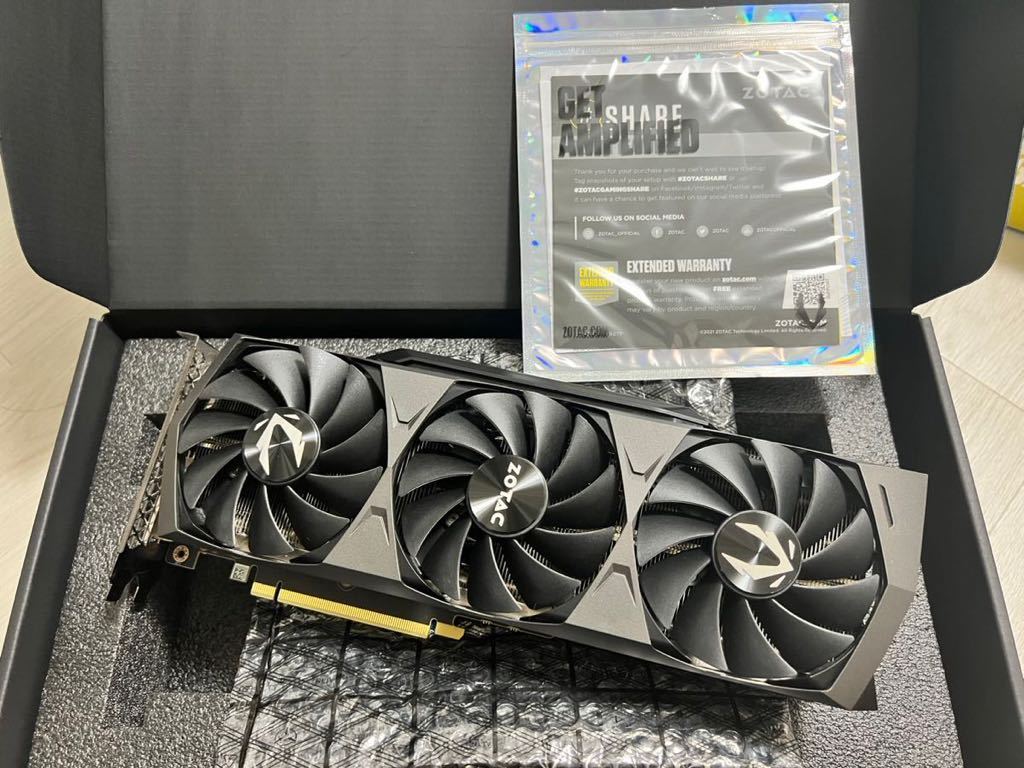 ZOTAC GAMING GeForce RTX 3070 Ti Trinity PC ビデオカード