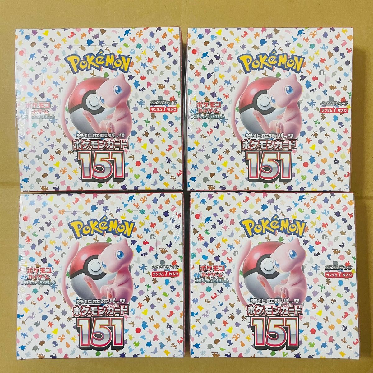 ポケモンカード151 4box シュリンク付き|Yahoo!フリマ(旧PayPayフリマ)