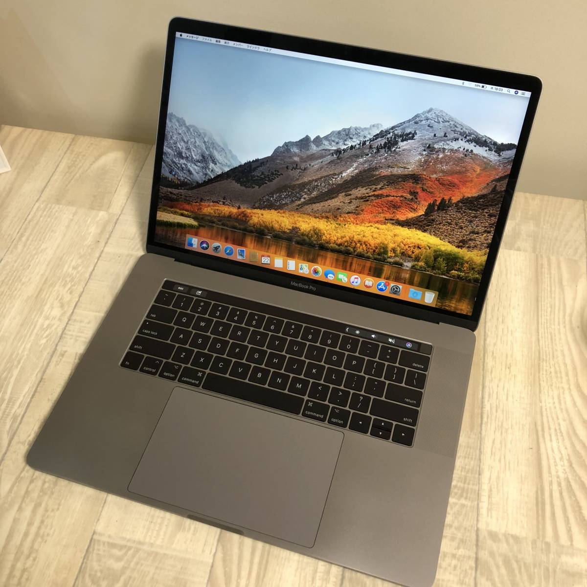 中古】MacBook Pro (15-inch, 2017)16GB/256GB［A1707］ 2.8GHz/Intel