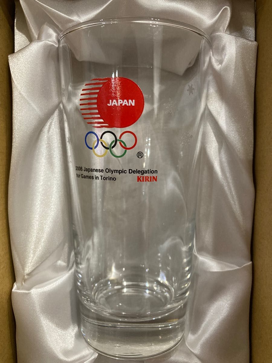 最終値下[非売品/新品未使用】KIRIN トリノオリンピック グラス2個セット