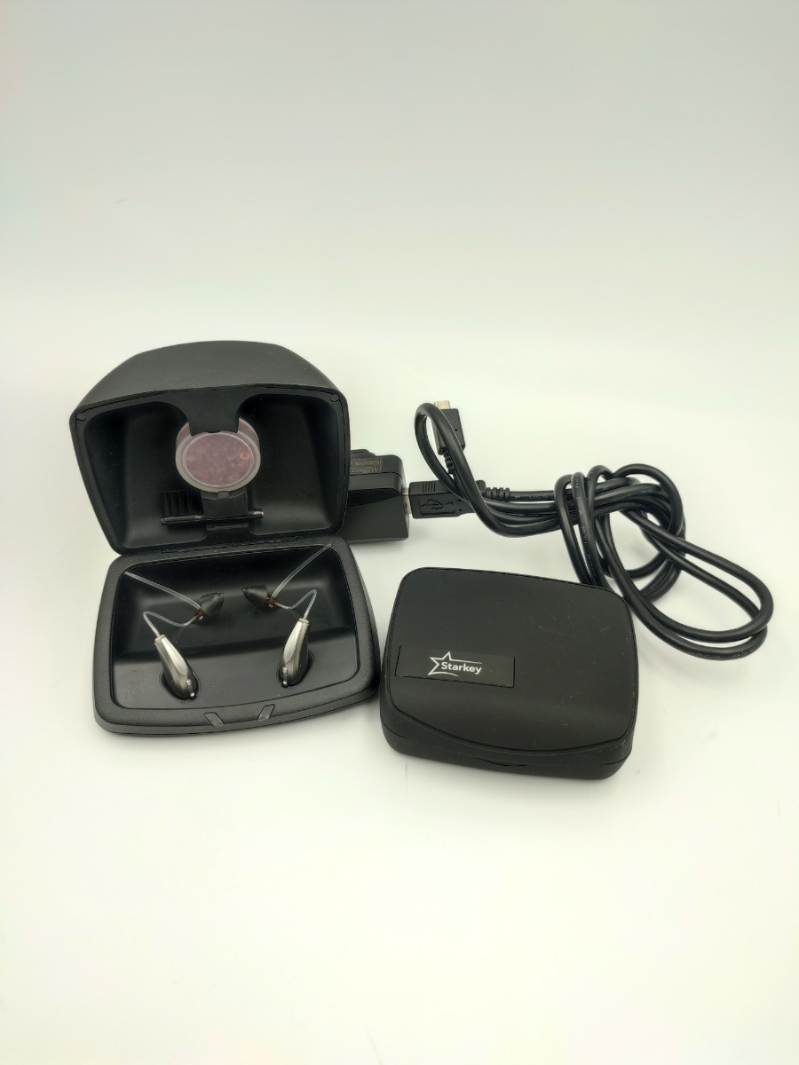 使用頻度少】Starkey スターキー Livio 1200 RIC R 補聴器 左右 2211-1
