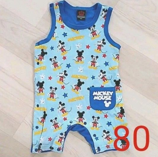 ☆ BABY DOLL タンクトップ ロンパース 80サイズ ミッキー ディズニー