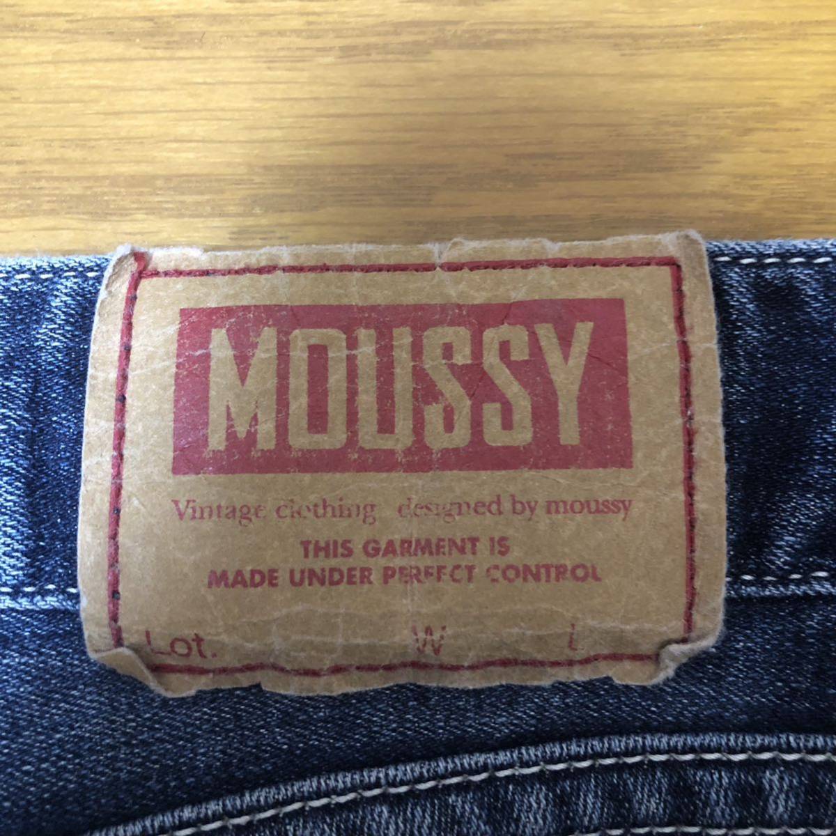 moussy jeans マウジー ホワイトステッチ スリスト スキニーデニム 25インチ_画像8