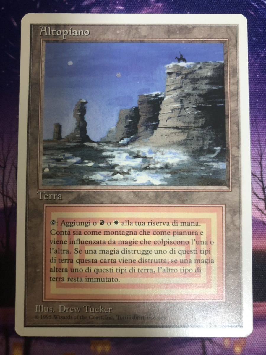 格安新品 MTG/Plateau/3ED/イタリア語 土地 - serventeycia.com