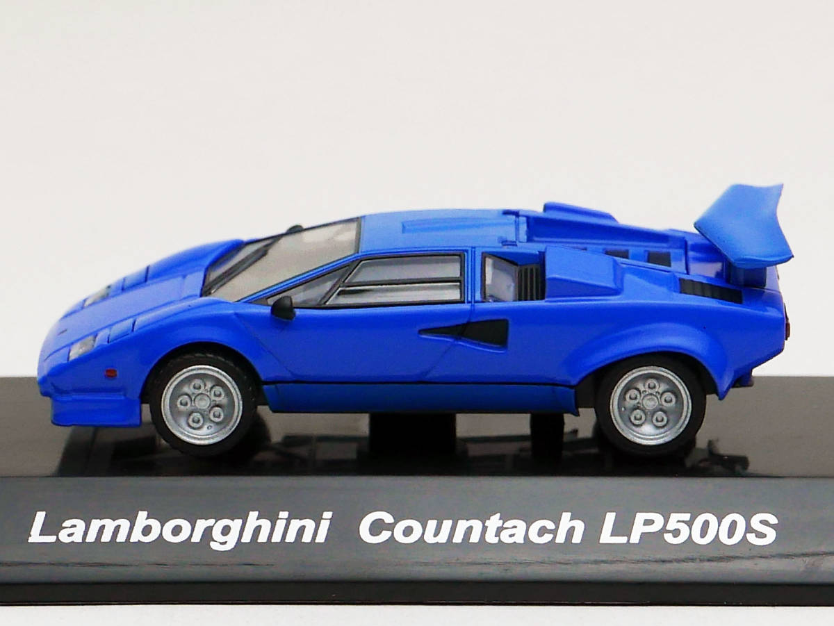 1/64 CM'S ランボルギーニ カウンタックLP500S 青 ライト閉 ランボルギーニ1-Aの画像2