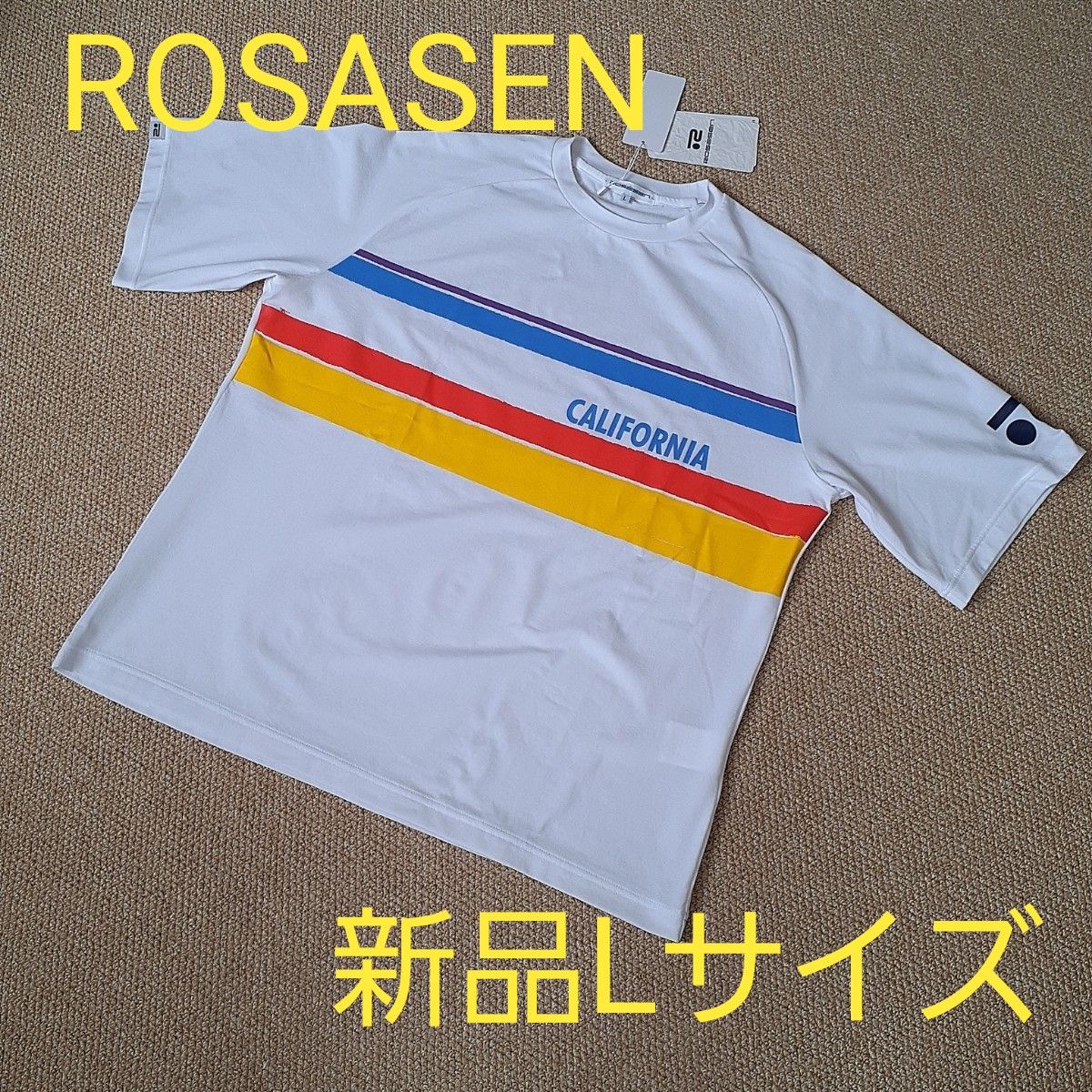 新品未使用タグ付　ロサーゼン　ROSASEN　ショートスリーブトップ　半袖シャツ