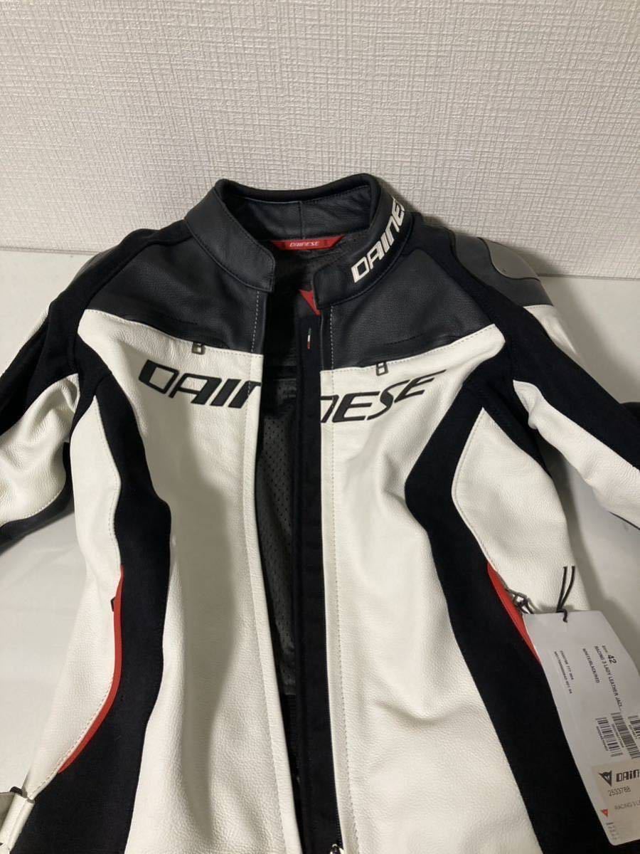 【未使用】レディース サイズ:42 DAINESE ダイネーゼ　RACING 3 LADY LEATHER JACKET