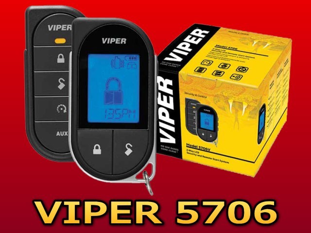 VIPER5706V liquid crystal remote control attaching engine starter security relay attack measures wiper 