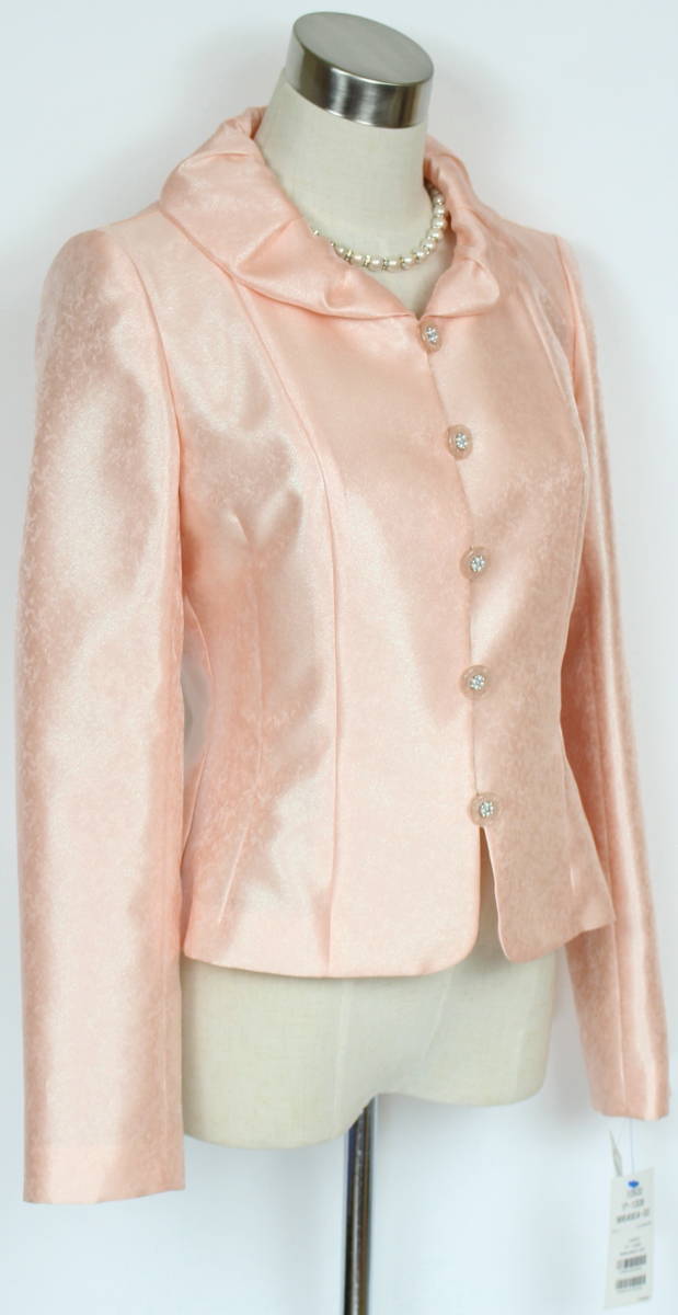  new goods Dolce 7 number color formal jacket brilliancy. exist salmon pink series wedding setup . lady's Tokyo sowa-ru