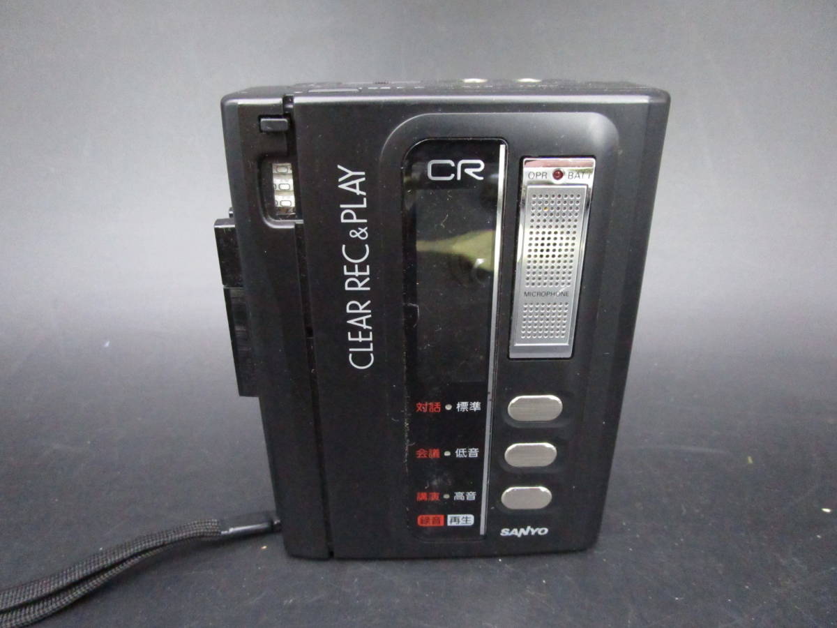 送料350円　通電OK　サンヨー SANYO カセットレコーダー MR-56　テープⅩ　（UZZP_画像1