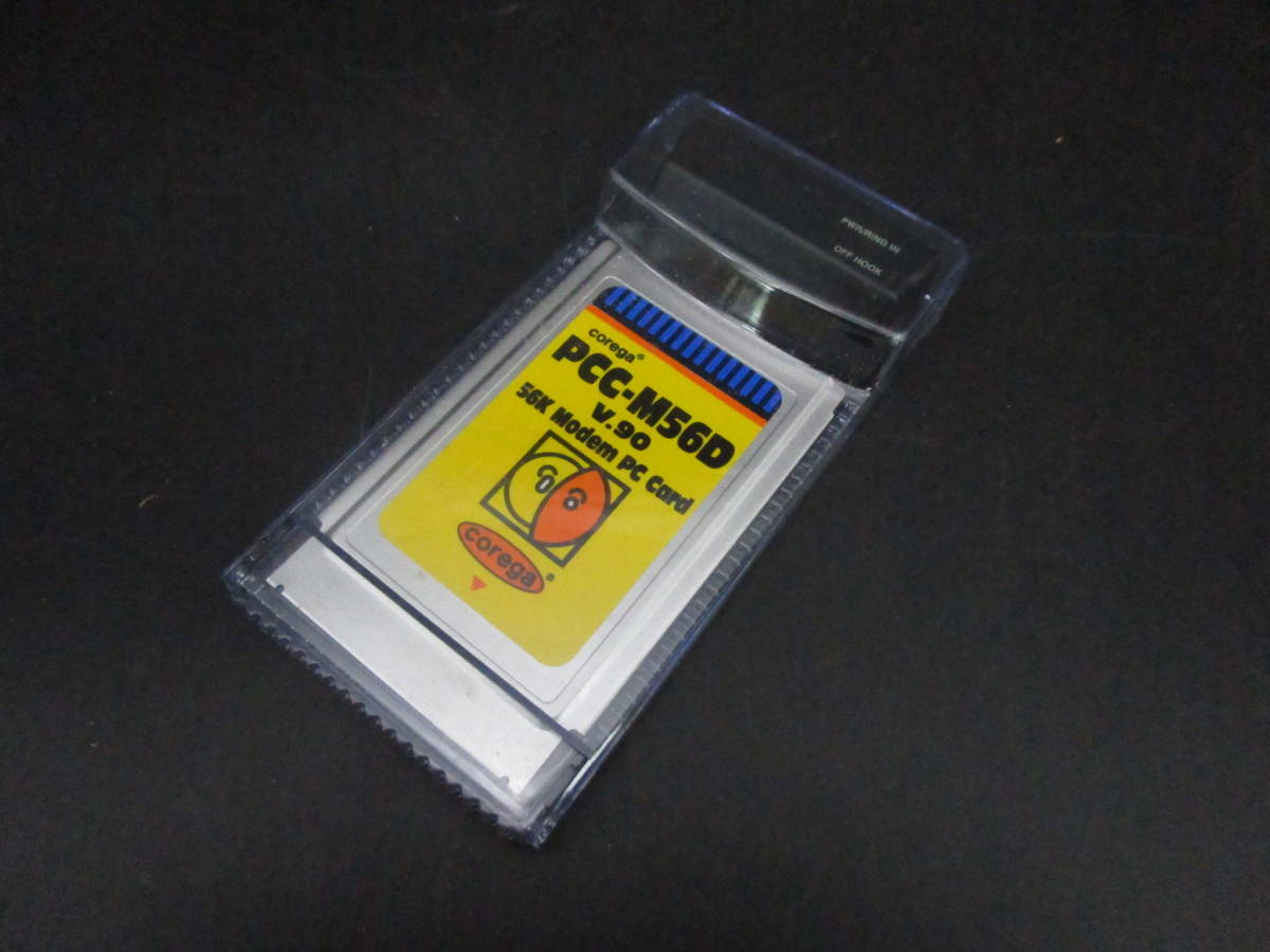 送料140円　corega データ&FAXモデムカード PCC-M56D　（CKK5_画像1