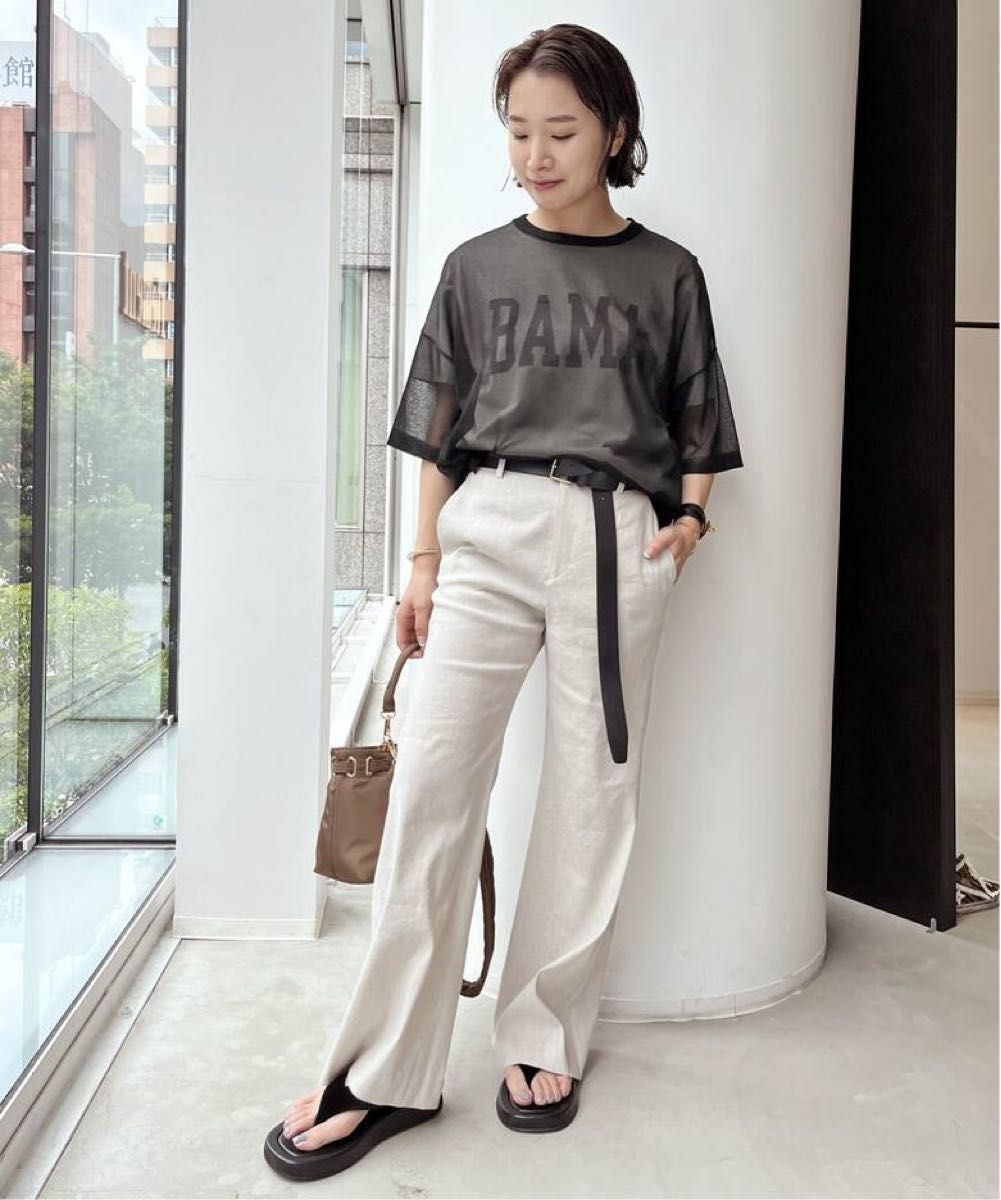 L'Appartement アパルトモン ドゥーズィエムクラスSheer T-shirt