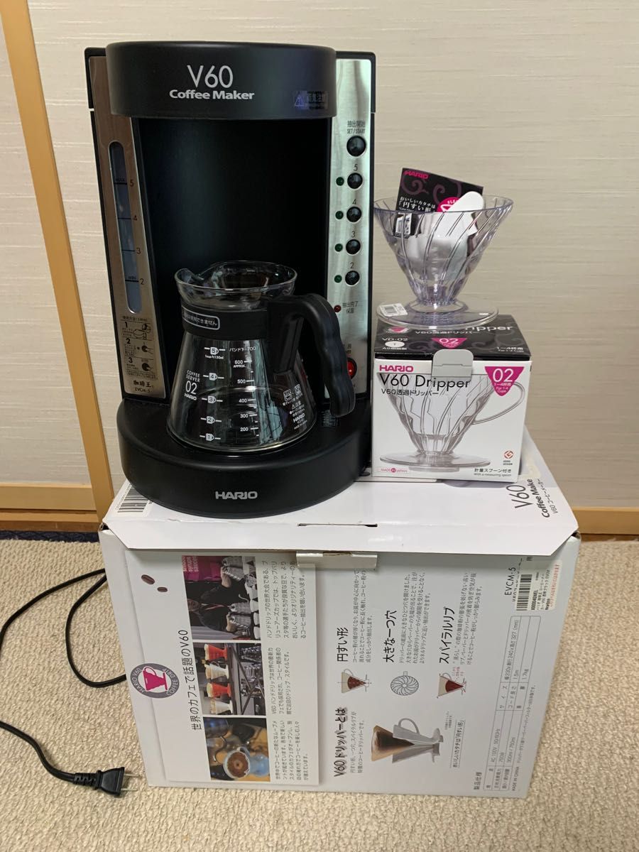 HARIO 珈琲コーヒーメーカー V60 EVCM-5｜Yahoo!フリマ（旧PayPayフリマ）