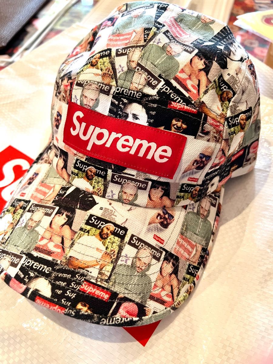 最安値　Supreme Magazine Camp Cap Multi シュプリーム マガジン キャンプキャップ