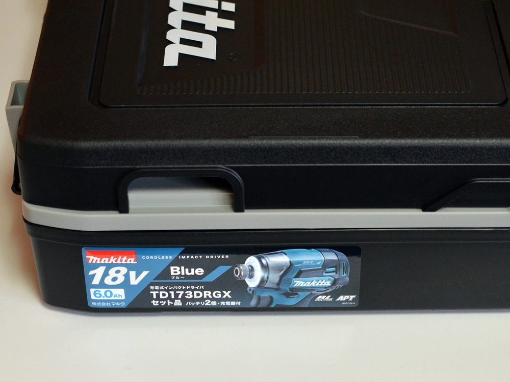 未使用 充電式インパクトドライバ TD173DRGX 純正 バッテリ2個 18V 6.0