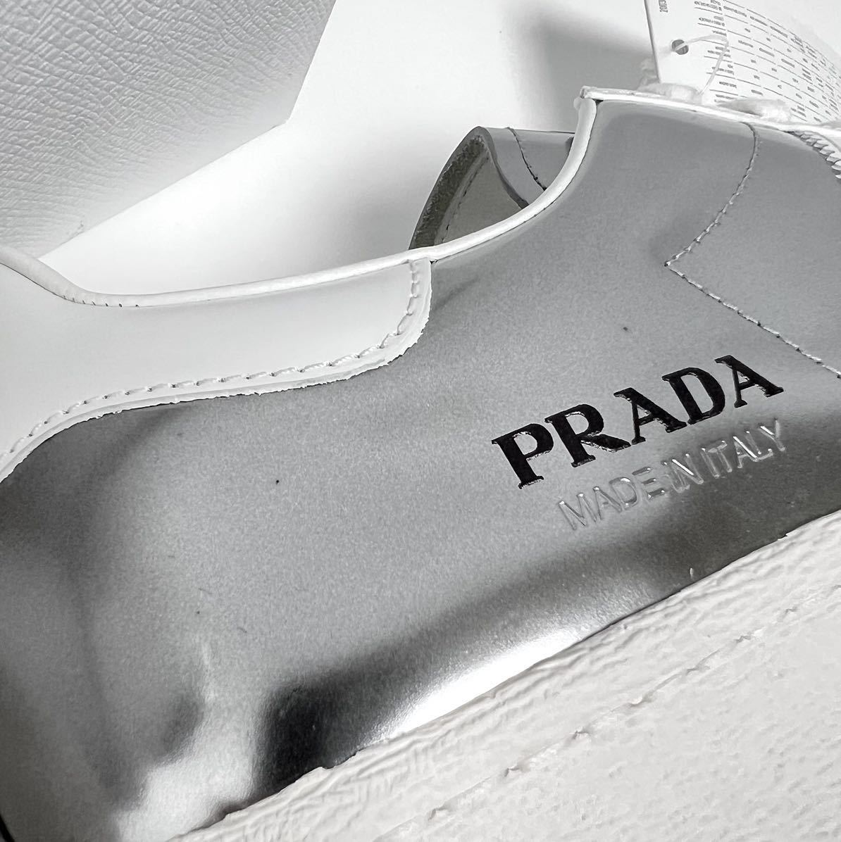 28cm 新品 PRADA × adidas スーパースター Prada Superstar シルバー プラダ アディダス プラダスーパースター スニーカー コラボ 限定