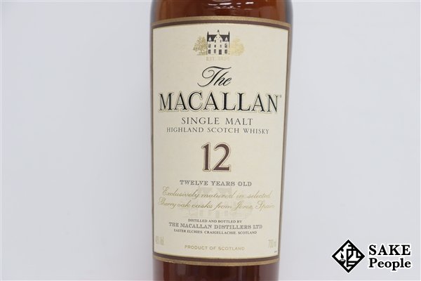 ◇注目! ザ・マッカラン 12年 シェリーオークカスク 旧ボトル 700ml 40