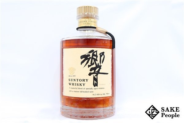 ◇1円~ サントリー 響 金キャップ 裏ゴールドラベル 750ml 43