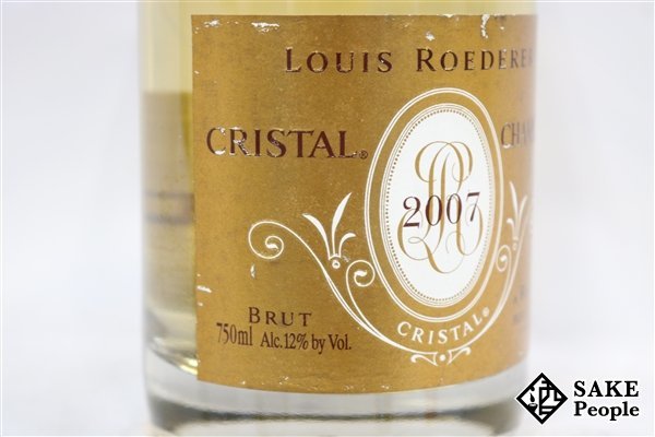 □注目! ルイ・ロデレール クリスタル 2007 750ml 12% シャンパン