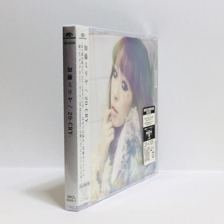 t1/在庫整理品!未開封!新品! /加藤ミリヤ /20-CRY- /初回限定盤 CD+DVD /ゆうメール送料180円_画像3