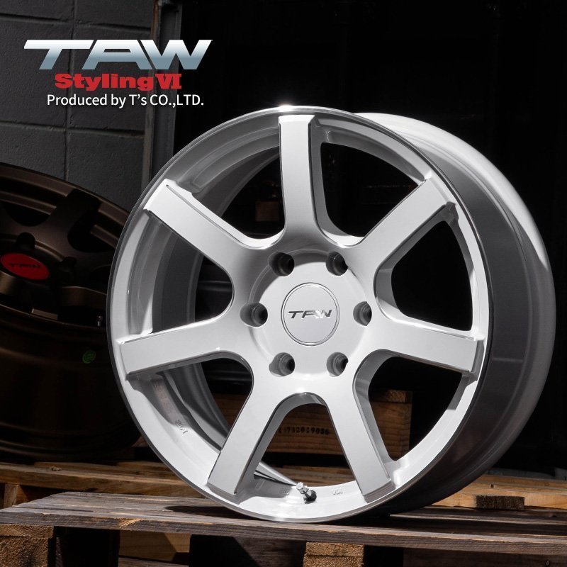 数量限定 \1スタート 200系ハイエース ホイール TAW Styling6 18X8.0J