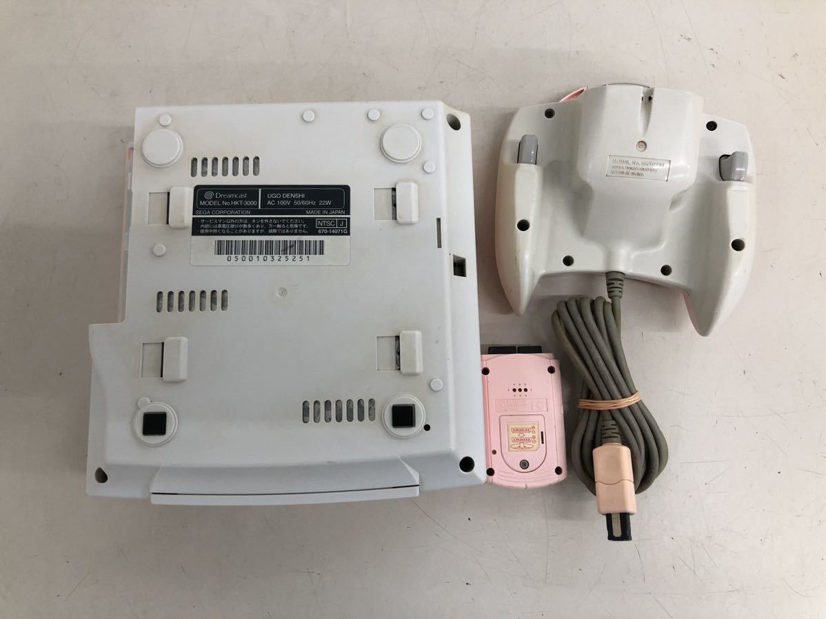 SEGA HKT-3000 Dreamcast body Sakura Taisen controller HKT-7700/HKT-7000 operation not yet verification 