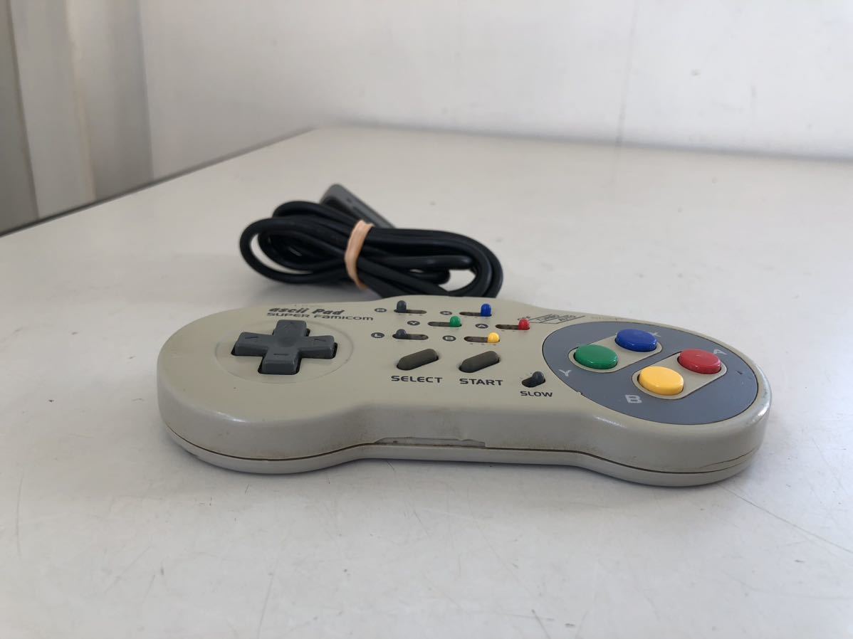  Super Famicom ASCII Pad AS-131-SP body only present condition goods Junk 6/19