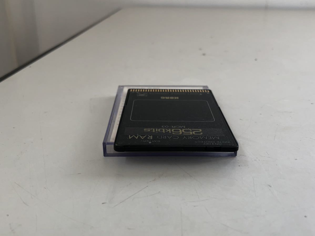 最大の割引 KORG RAMカード 256kb MCR-03 メモリーカード 鍵盤楽器