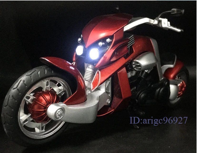 X529* new goods red black agyu action fi bike mote accessories ruM12 ornament figure 1:12 alloy V-REX 2 Dragon - rhinoceros motor kru