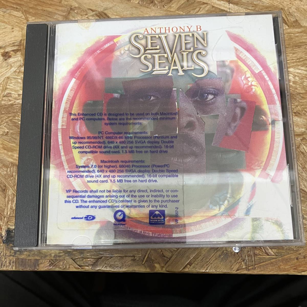 シ● HIPHOP,R&B ANTHONY B - SEVEN SEALS アルバム CD 中古品_画像1