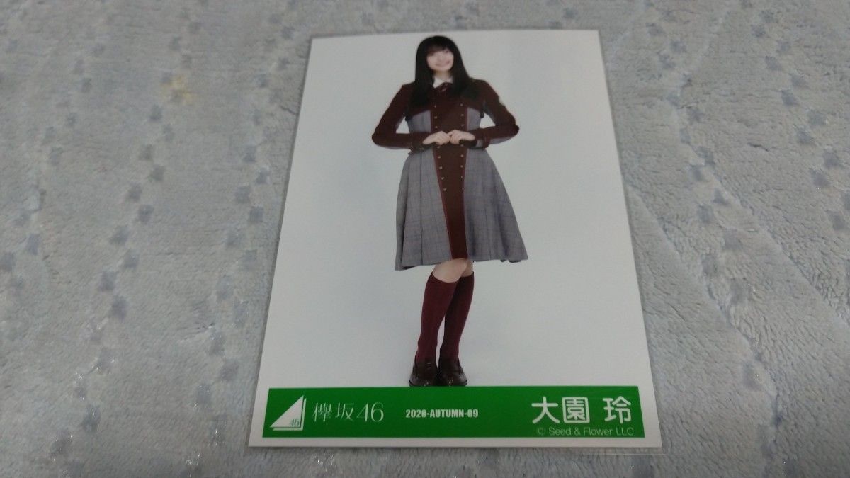 ★大園玲★ 二人セゾン 生写真 4種コンプ 櫻坂46_画像4