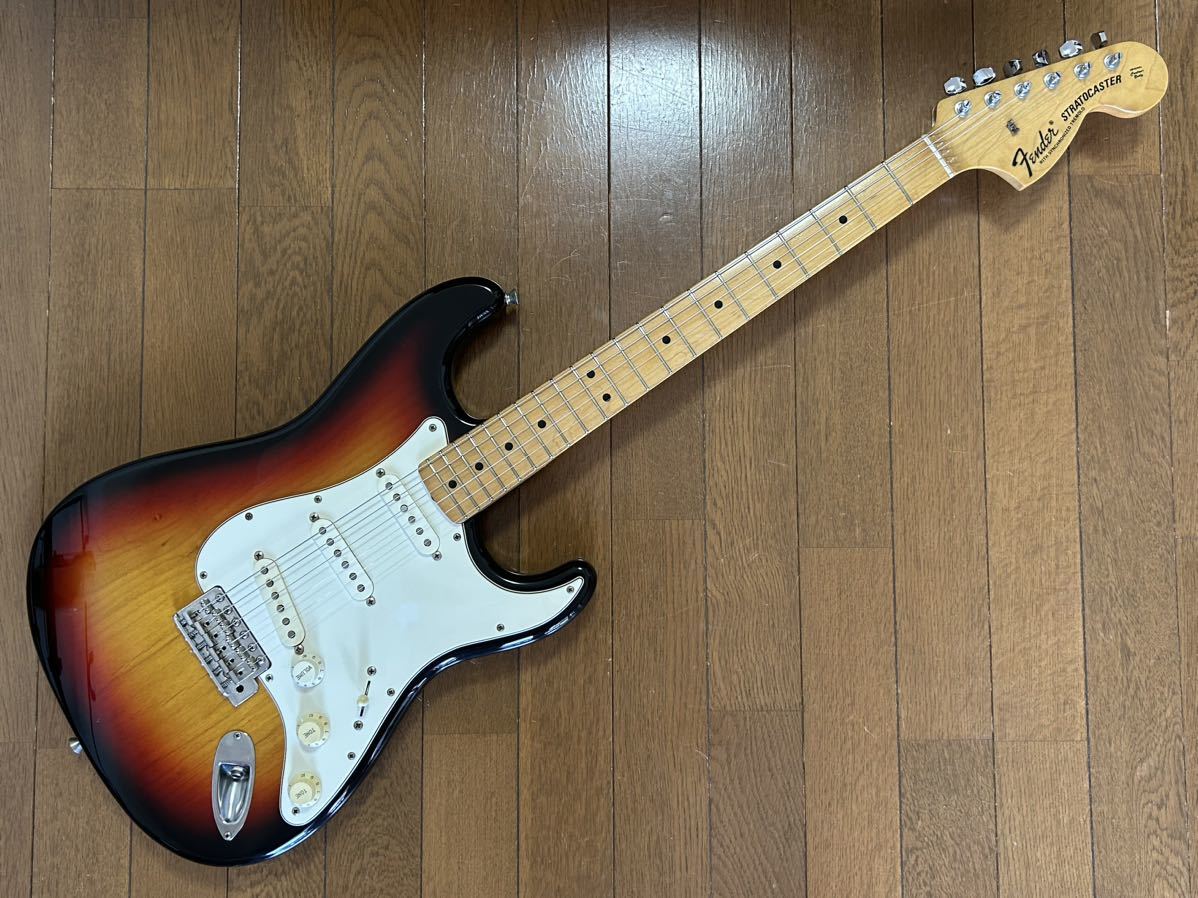 [GT]Fender Japan フェンダー・ジャパン ST68-85TX[M] 3TS ラージヘッド ラウンド貼りメイプル Fチューナー＆テキサス・スペシャル搭載！