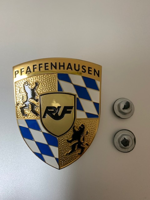 RUF ポルシェ 新型 フロントバッジ エンブレム 未使用 | normanhubbard.com