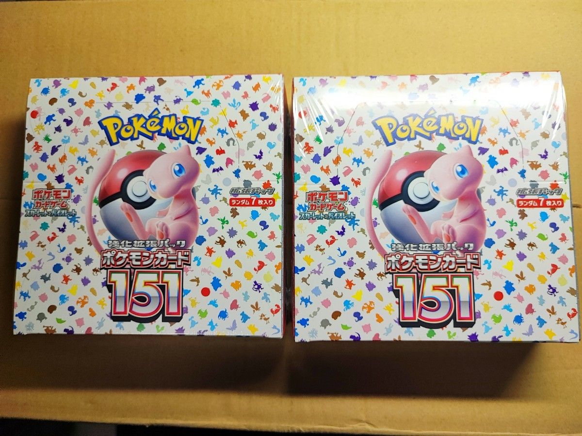 ポケモンカード 151 2BOXセット シュリンク付き 新品未開封品｜PayPay 