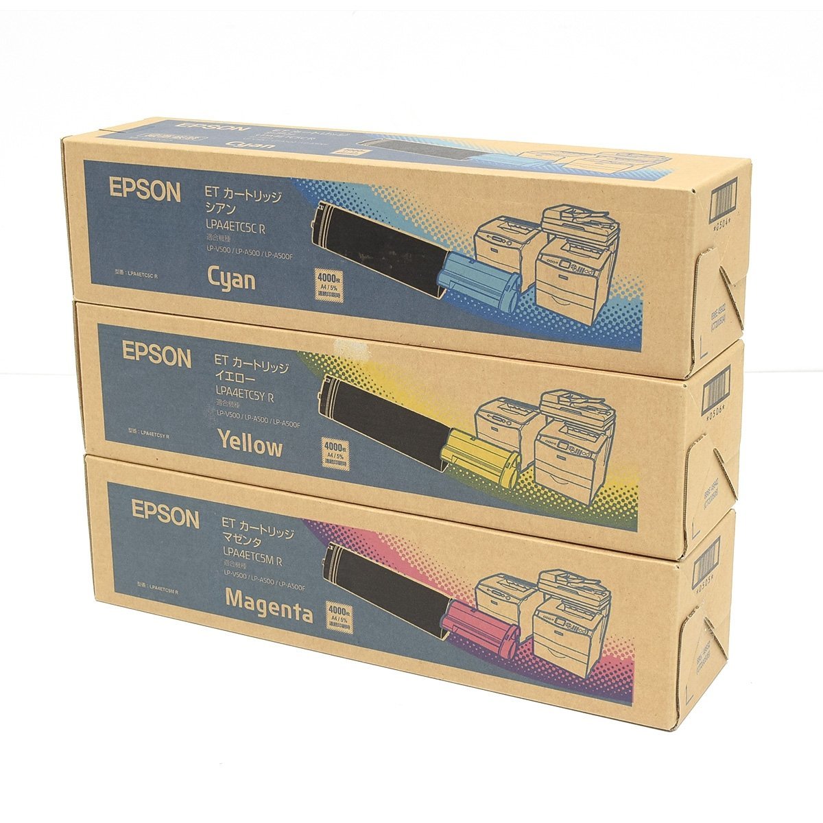 v357923 unused EPSON Epson original toner cartridge ET cartridge long-term storage yellow Cyan magenta LP-V500 LP-A500 LP-A500 for 