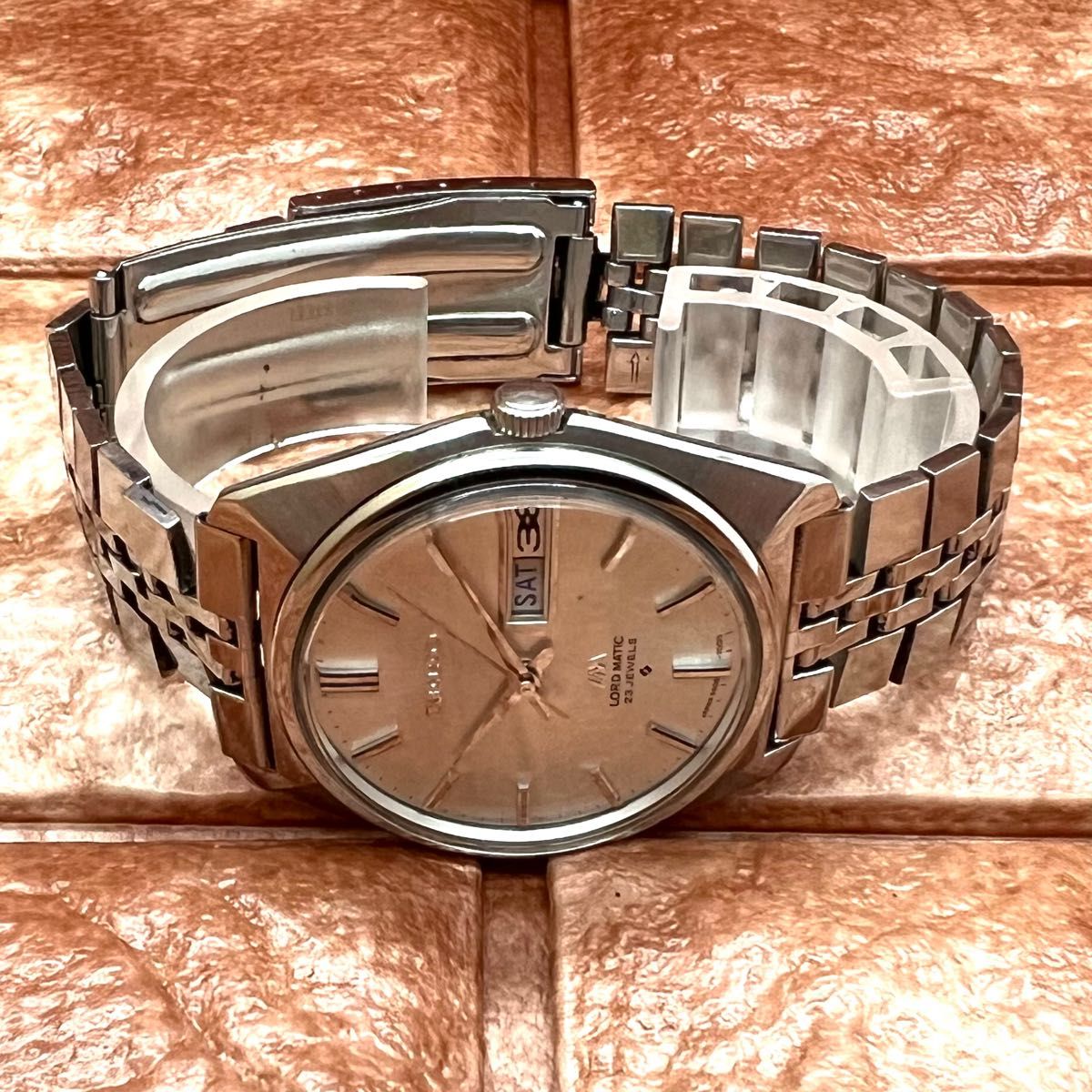 【動作良好】SEIKO LM/セイコー/ヴィンテージ腕時計/自動巻き/メンズ