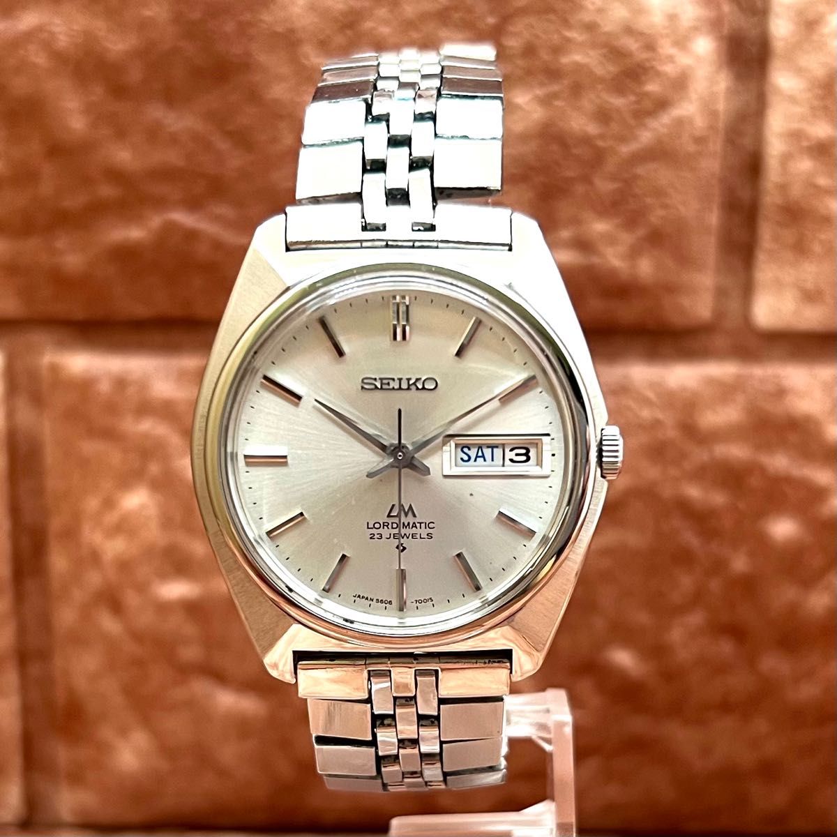【動作良好】SEIKO LM/セイコー/ヴィンテージ腕時計/自動巻き/メンズ