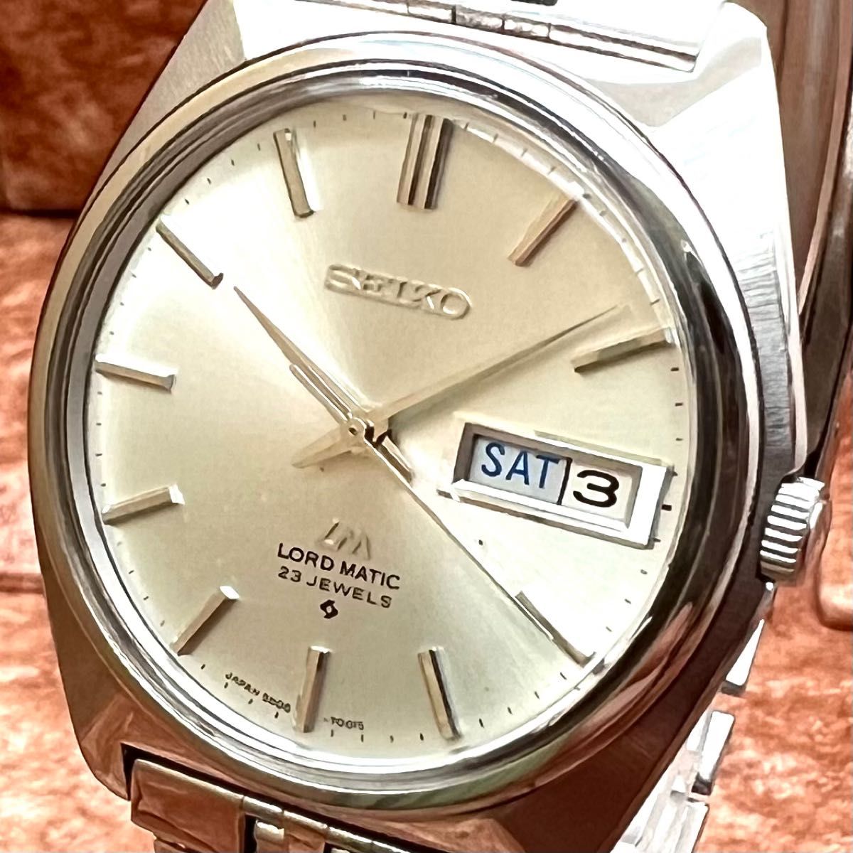 【動作良好】SEIKO LM/セイコー/ヴィンテージ腕時計/自動巻き/メンズ