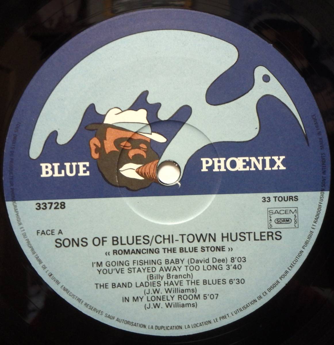 [BB165]SONS OF BLUES / CHI-TOWN HUSTLERS[Romancing The Blue Stone], 85 FRANCE Original * Chicago * блюз /R&B