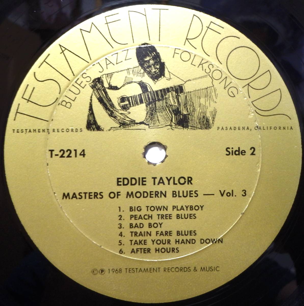 【BB073】FLOYD JONES - EDDIE TAYLOR「Masters Of Modern Blues Volume 3」, US Reissue　★シカゴ・ブルース_画像5