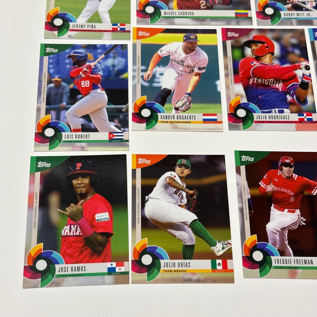 Topps World Baseball Classic Global Stars 12枚