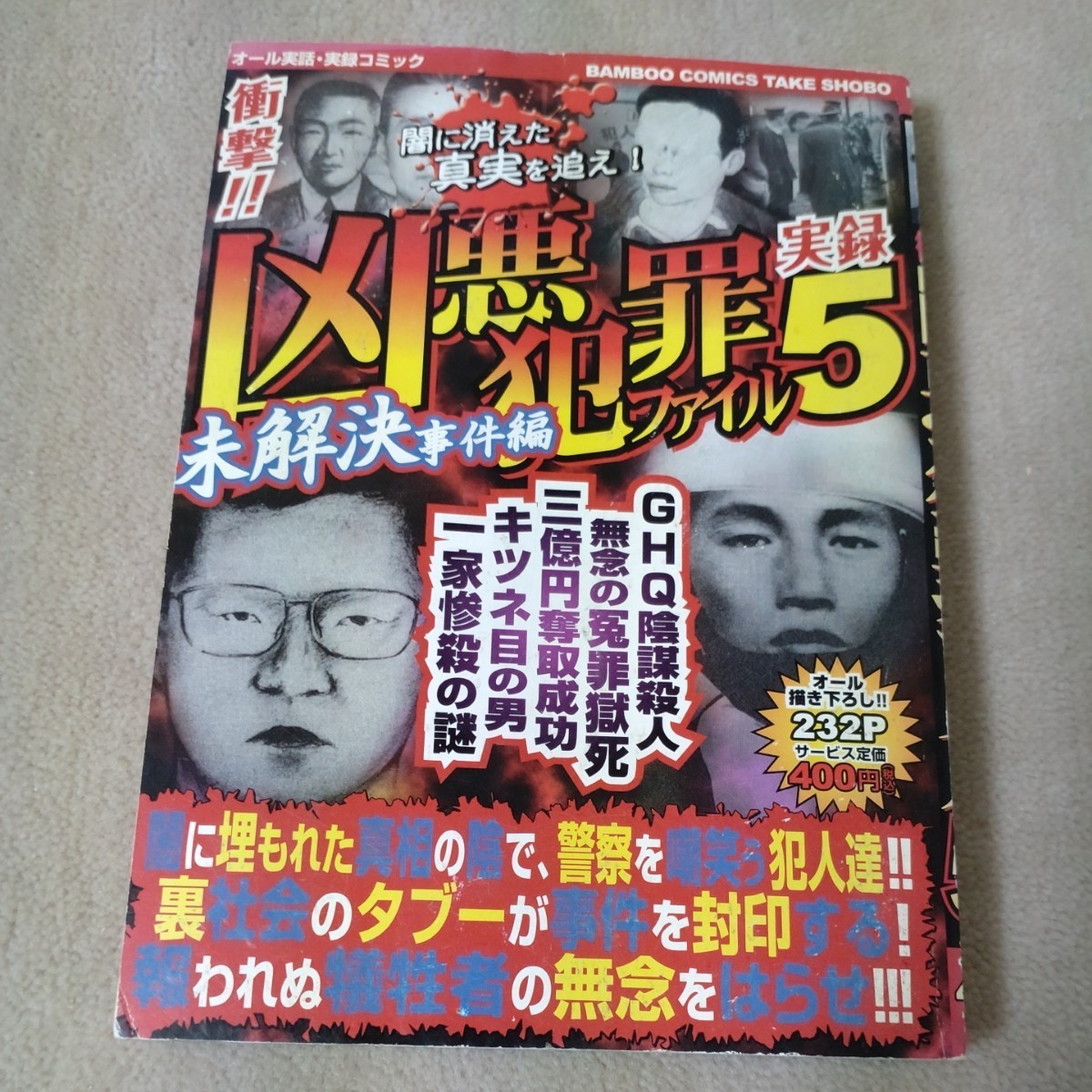 実録コミック　衝撃！実録 凶悪犯罪ファイル5　未解決事件編