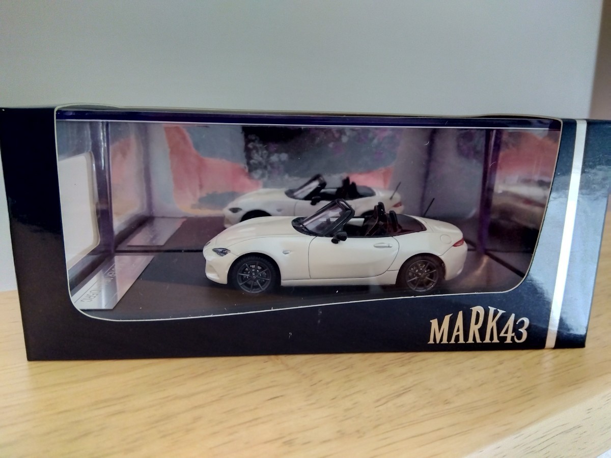 MARK43 マツダ ロードスターRS ND5RC(クリスタルホワイトパールマイカ)1/43 ミニカー 送料510円～