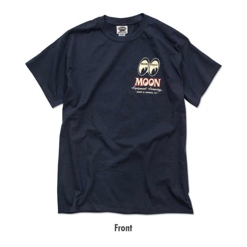 送料200円　MOON Equipment Company Tシャツ [MQT180BK]　MOONEYES　Mサイズ_画像2